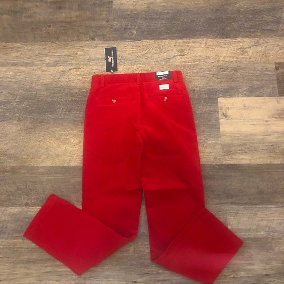 Girls Vineyard Vines red corduroy pants NWT just in time for Valentine’s Day - Picture 6 of 13